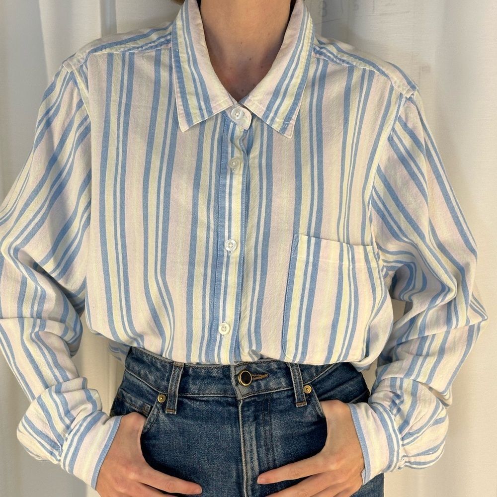 Blair Pastel Stripe Button Down Shirt